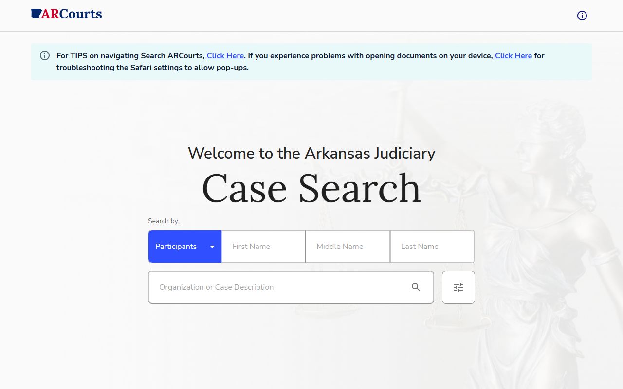 Stone County court records Search ARCourts portal